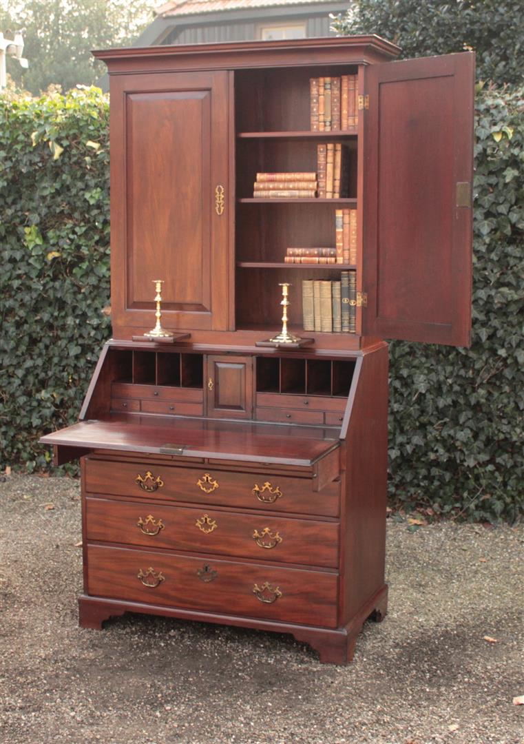 Antieke Bureau Bookcase