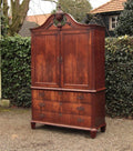 Antiek Engels Mahoniehouten Kabinet