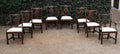 Antieke Set van 8 Eetkamerstoelen