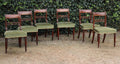 Antieke Set van 6 Eetkamerstoelen