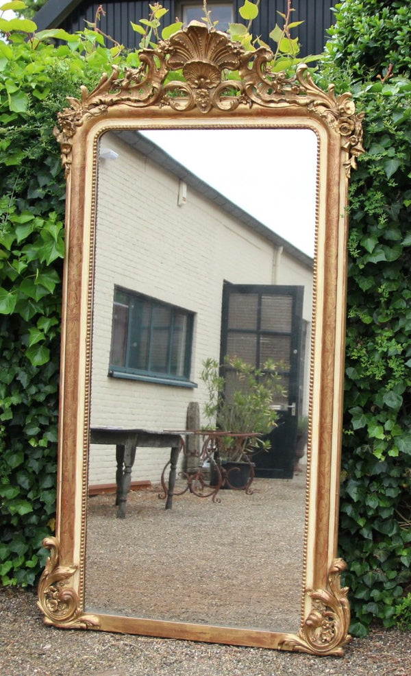 Antieke Franse Grote Spiegel - 0240.S